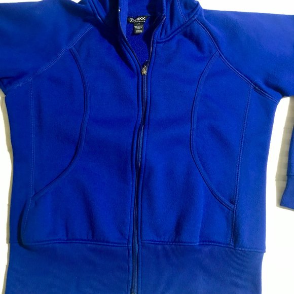 Mikk Athletica Royal Blue Fleece Jacket - Picture 4 of 6